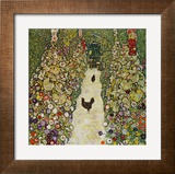Gardenpath with Hens  1916