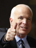John McCain Thumbs Up  Arlington  VA