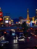 View of Casinos and the Strip at Sunset in Las Vegas  Nevada