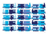 Multi Train Blue