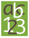 Green ABC and 123