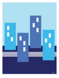 Blue Buildings