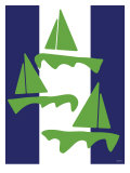 Green Sail Boats