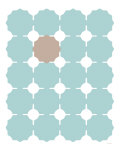 Seagreen Taupe Cutout