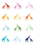 Rainbow Giraffes