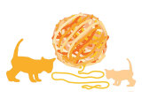 Orange Ball of Yarn
