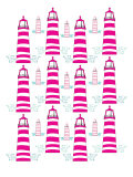 Pink Light House Pattern