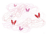 Pink Butterfly Trails