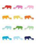 Rainbow Rhinos