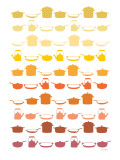 Orange Pots and Pans
