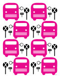 Pink Bus Stop