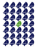 Navy Green Regatta