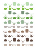 Brown Post and Pans