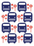 Blue Bus Stop