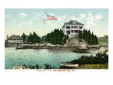 Narragansett  Rhode Island  Bay View of the Squantum Club