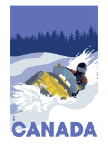 Canada  Snowmobile Scene