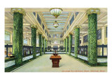 Spokane  Washington  Interior View of the Old National Bank