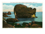 Narragansett  Rhode Island  View of the Old Man's Face at Point Judith