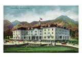Rocky Mountain National Park  Colorado  Exterior View of the Stanley Hotel  Estes Park