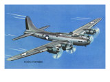 View of the Boeing B-17 Flying Fortress Plane