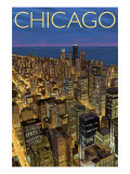 Chicago  Illinois  View of City from Sears Tower