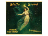 Riverside  California  Stella Brand Citrus Label