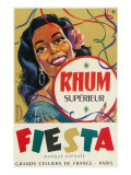 Rhum Superieur Fiesta Brand Rum Label