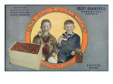 Boston  Massachusetts  Suits Us Brand Cape Cod Cranberry Label