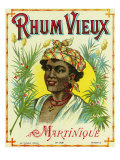 Rhum Vieux Martinique Brand Rum Label