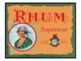 Rhum Superieur Brand Rum Label