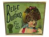 Belle of Buffalo Brand Tobacco Label