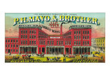 Richmond  Virginia  PH Mayo and Brother US Navy Brand Tobacco Label