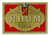 Rhum Vieux Rum Label