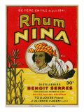 Rhum Nina Benoit Serres Brand Rum Label