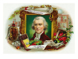 Thomas Jefferson Brand Cigar Inner Box Label