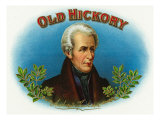 Old Hickory Brand Cigar Box Label  Andrew Jackson