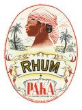 Rhum Paka Brand Rum Label
