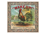 Petersburg  Virginia  Wake Up Brand Tobacco Label