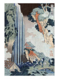 Ono Falls on the Kisokaido  Japanese Wood-Cut Print