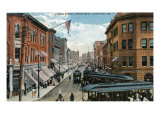 Lewiston  Maine  View of Lisbon Street from Main Street