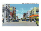 Davenport  Iowa  Western View down Second Street