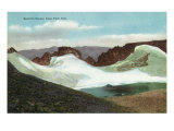 Rocky Mountain National Park  Colorado  Estes Park View of Hallett's Glacier