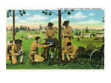 Camp Shelby  Mississippi  View of Soldiers in the Signal Corps