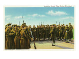 Camp Shelby  Mississippi  View of Soldiers Receiving Orders