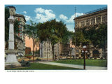 Binghamton  New York  View from the Court House Steps