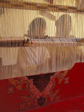 Women Knotting Berber Carpet on Loom  Morocco