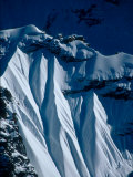 Close-up of Glacier at Chomolonzo  Tibet