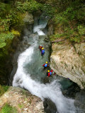 Canyoning in Routeburn Track  South Island  New Zealand