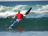 Kayaker  Maroochydore  Sunshine Coast  Queensland  Australia