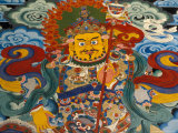 Wall Mural at Tashilumpo  Tibet